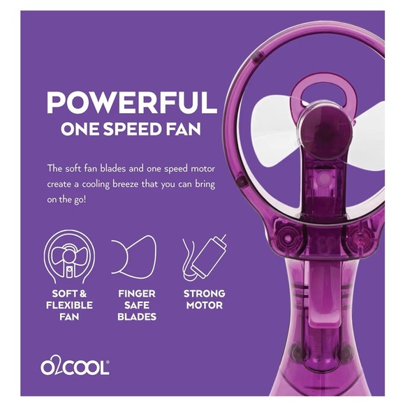 O2COOL Misting Fan – NWT – Choose Your Color - Picture 8 of 8